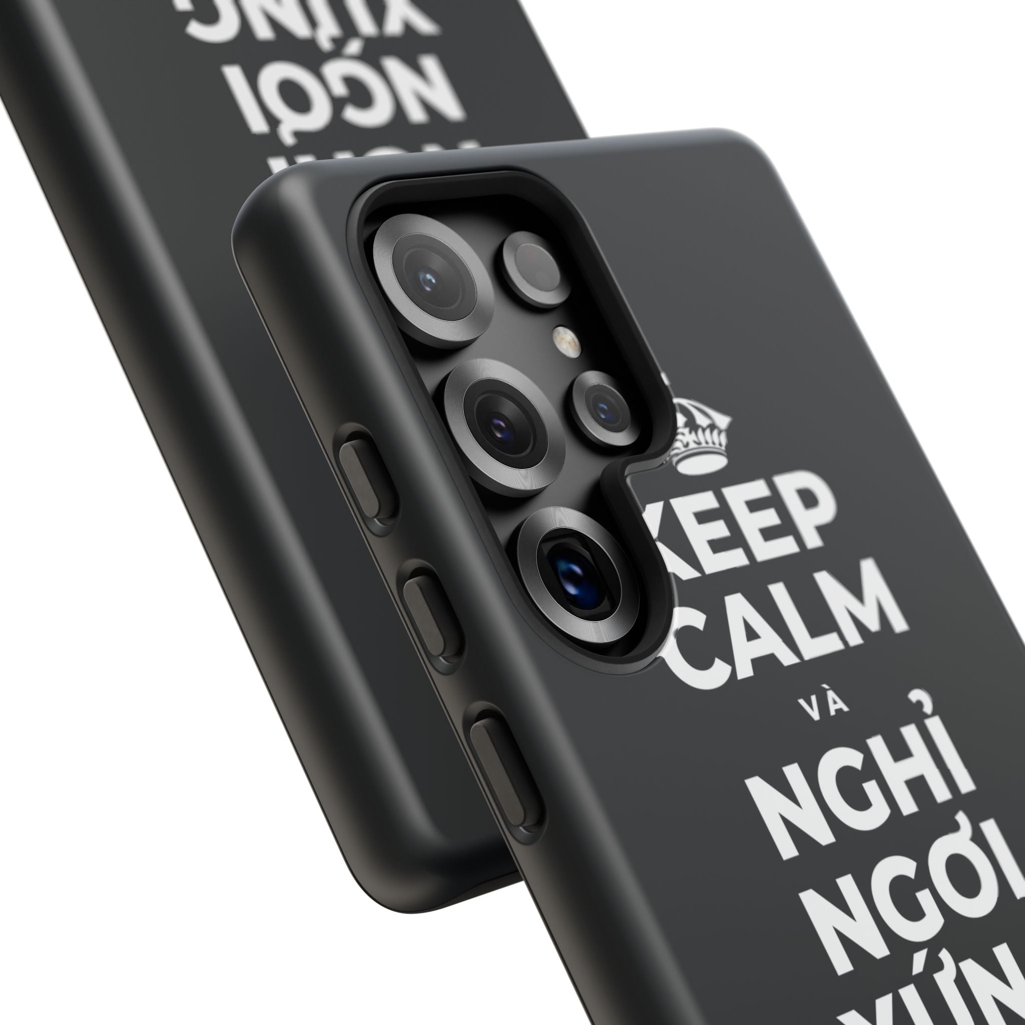 KEEP CALM VÀ NGHỈ NGƠI XỨNG ĐÁNG CỦA BẠN Phone Case (Dark)