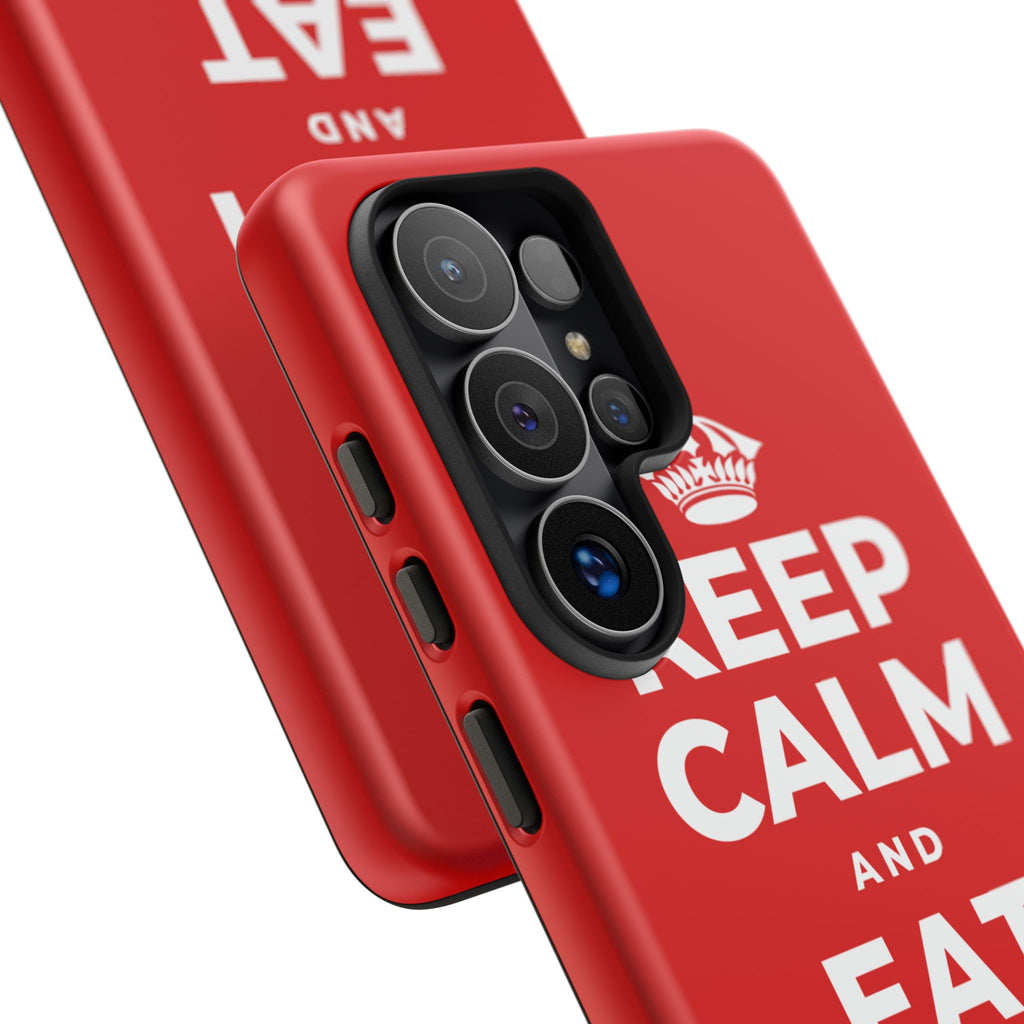 KEEP CALM AND EAT THE SNACK Phone Case