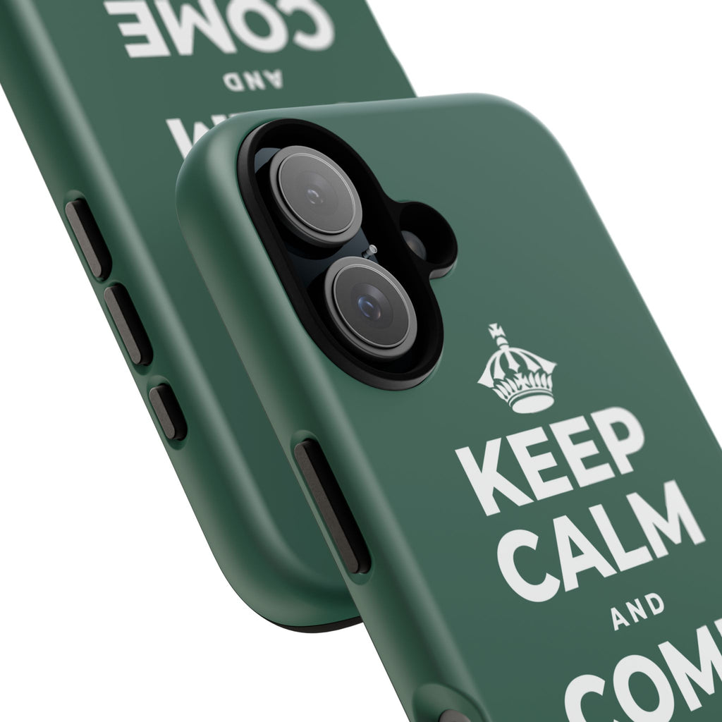 KEEP CALM AND COME HOME TO YOURSELF Phone Case
