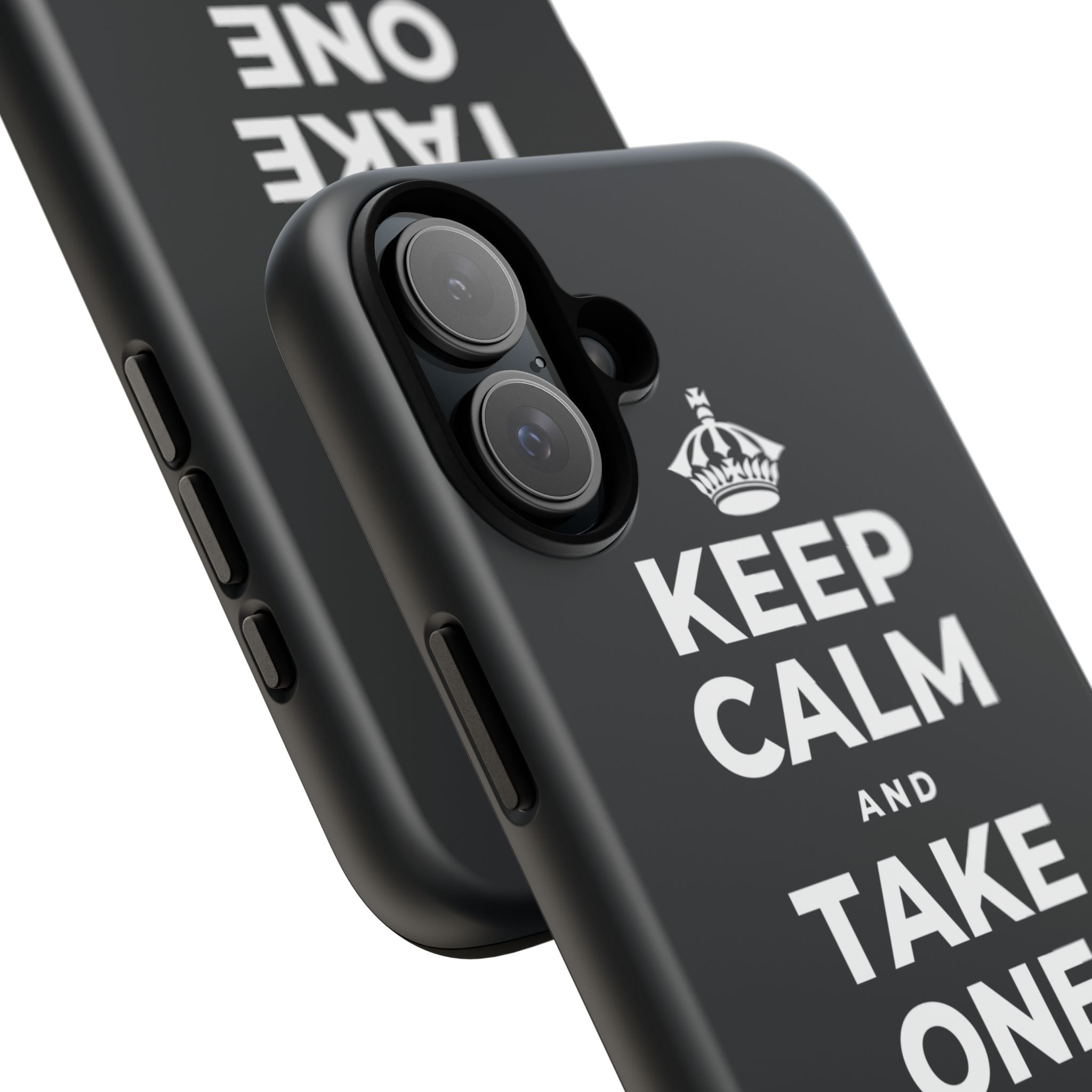 KEEP CALM AND TAKE ONE BREATH AT A TIME Phone Case (Dark)