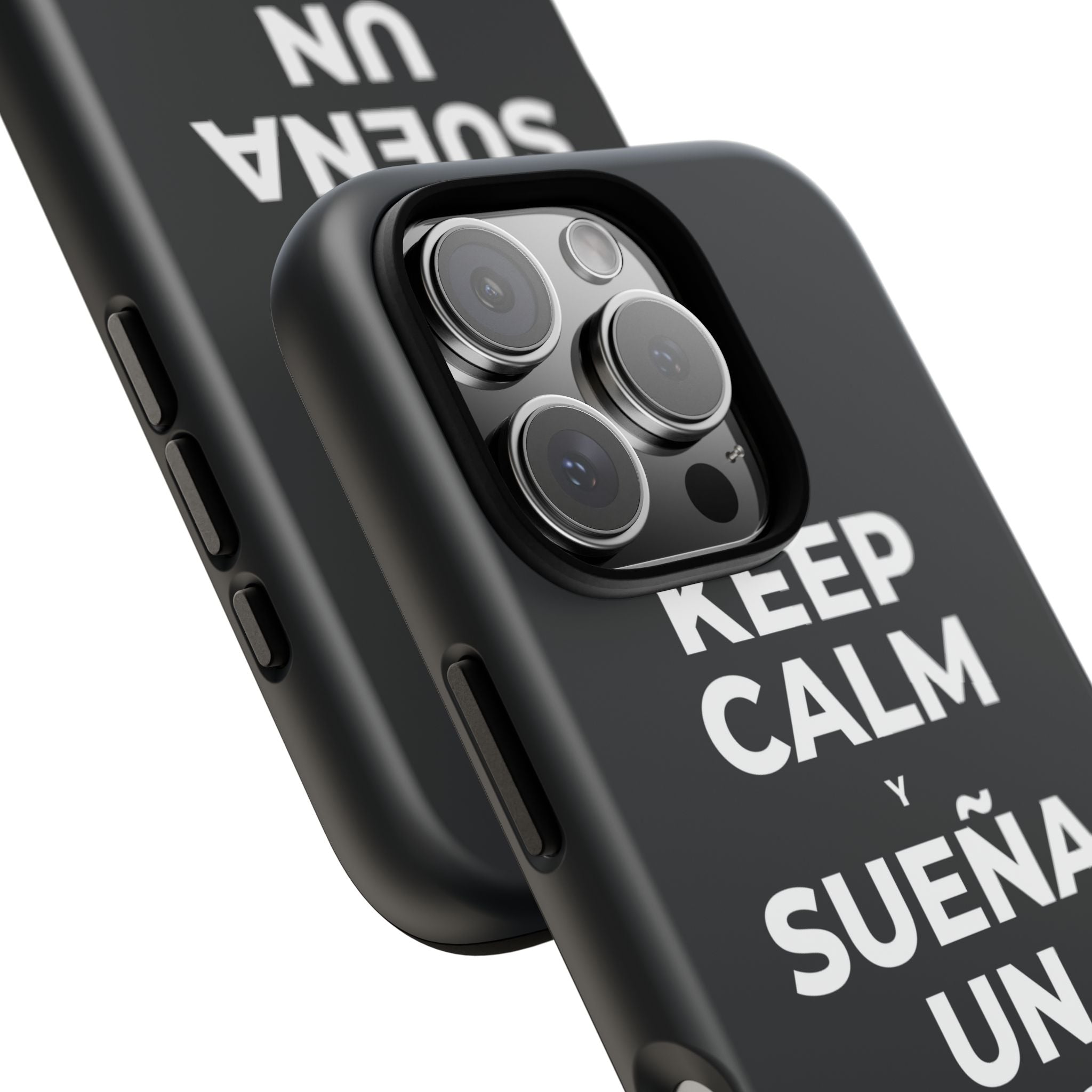 KEEP CALM Y SUEÑA UN POCO MÁS GRANDE Phone Case (Dark)