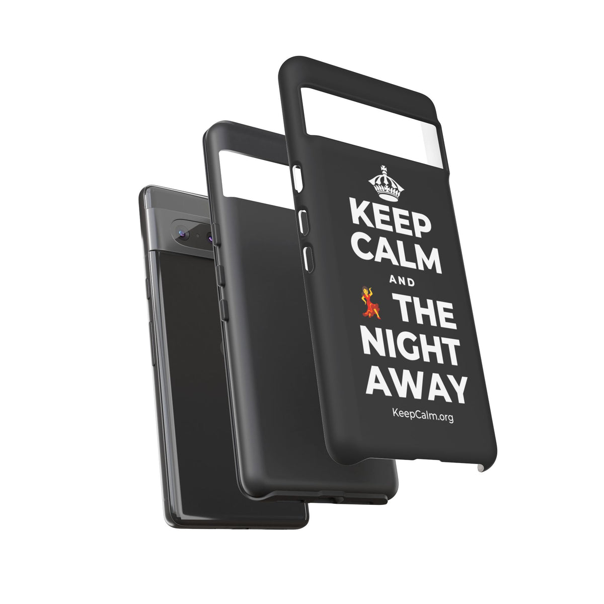 KEEP CALM AND 💃 THE NIGHT AWAY Phone Case