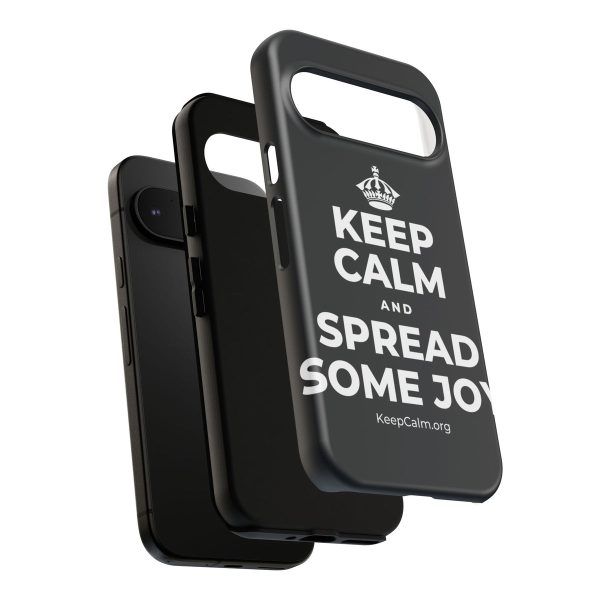 KEEP CALM AND SPREAD SOME JOY Phone Case (Dark)
