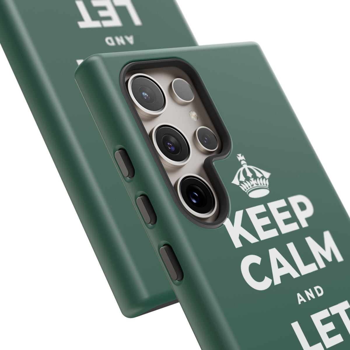 KEEP CALM AND LET PEOPLE IN Phone Case
