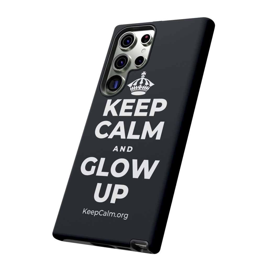 KEEP CALM AND GLOW UP Phone Case (Dark)