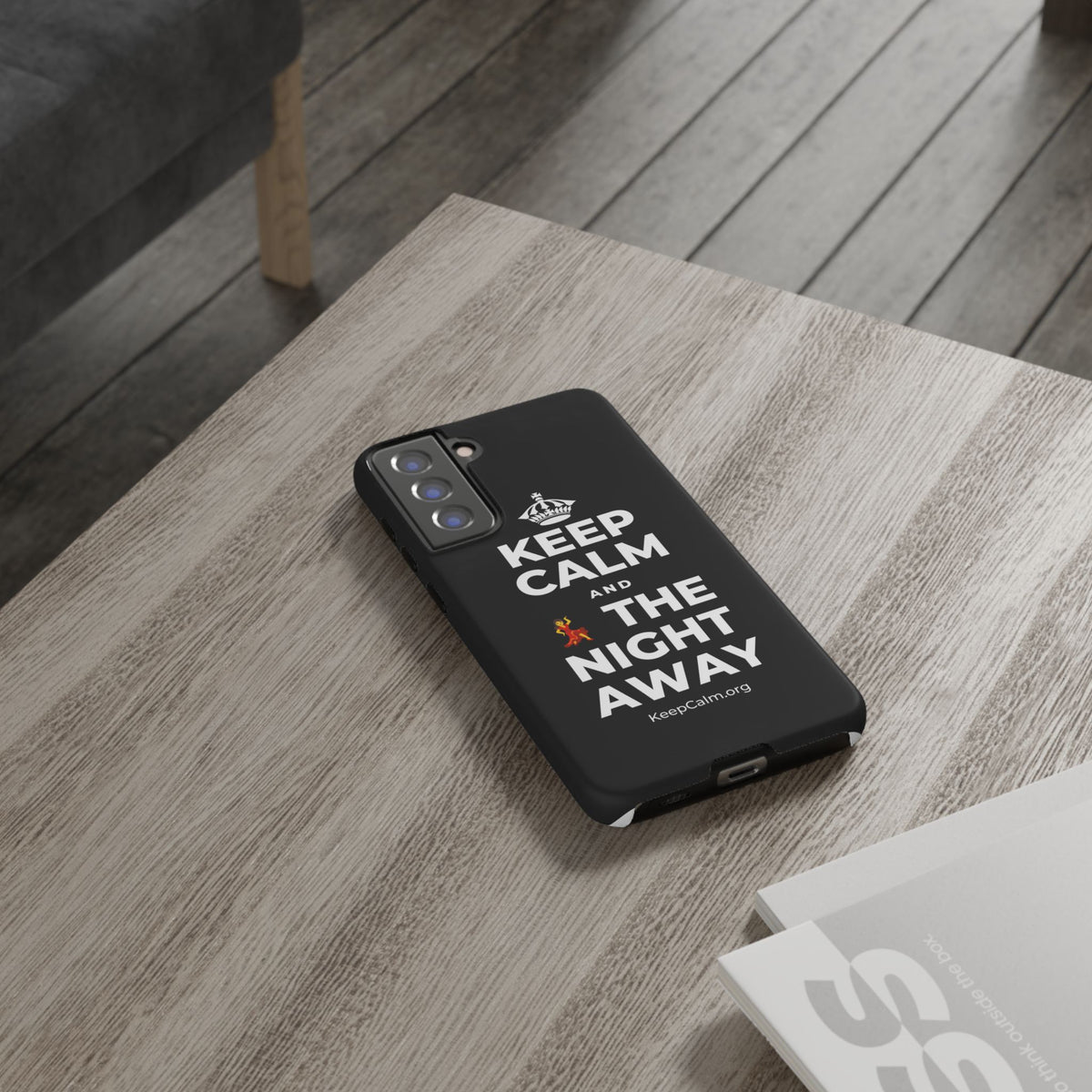 KEEP CALM AND 💃 THE NIGHT AWAY Phone Case