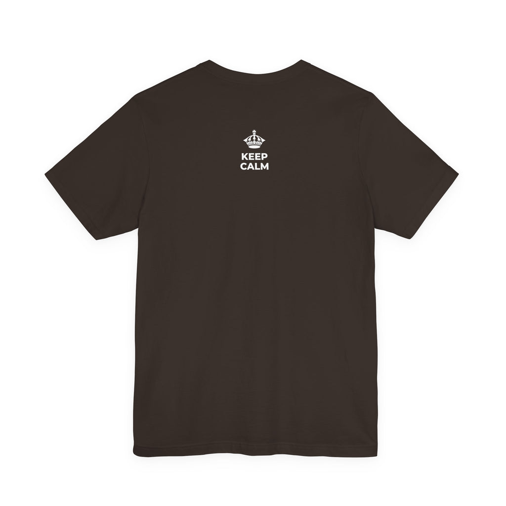 KEEP CALM AND GROW GENTLY T-Shirt (Soft Cream–Heather Mauve)