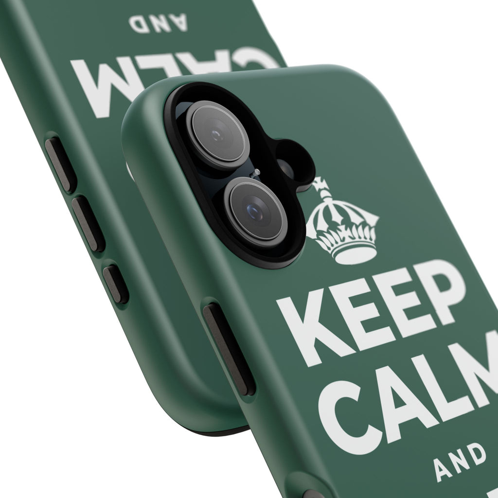 KEEP CALM AND COZY UP Phone Case