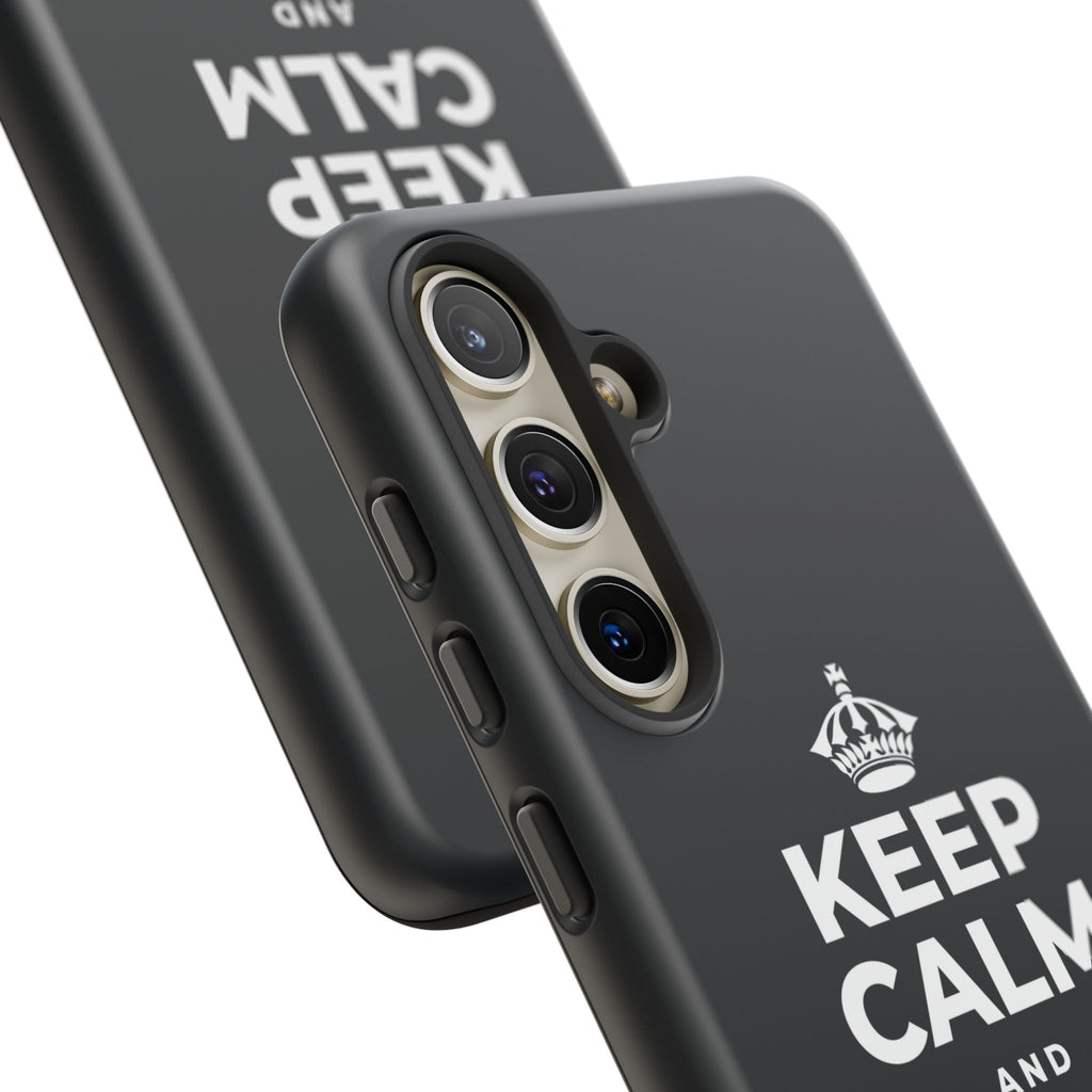 KEEP CALM AND UNCLENCH Phone Case (Dark)