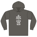KEEP CALM AND OWN THE WIN Organic Hoodie Tee