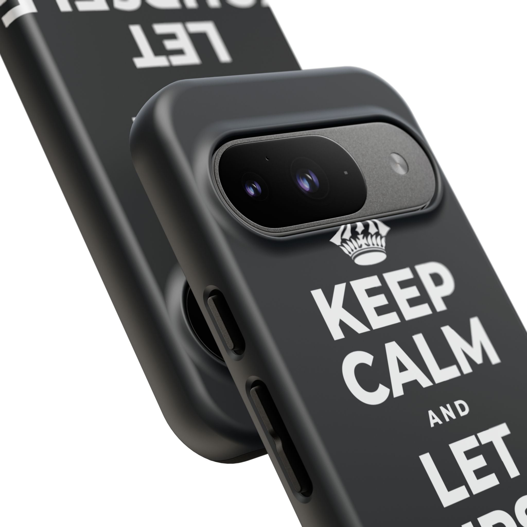 KEEP CALM AND LET YOURSELF SLOW DOWN Phone Case (Dark)