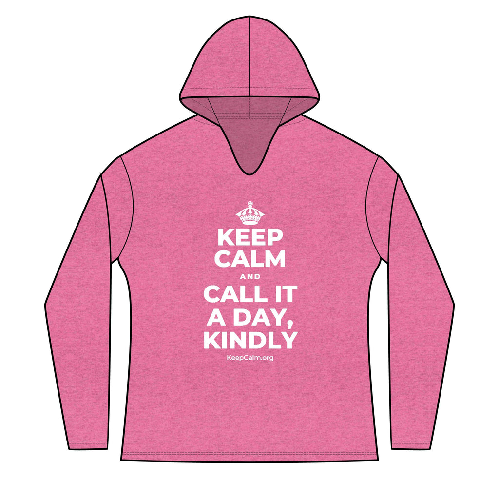 KEEP CALM AND CALL IT A DAY, KINDLY Women's Long Sleeve Hoodie