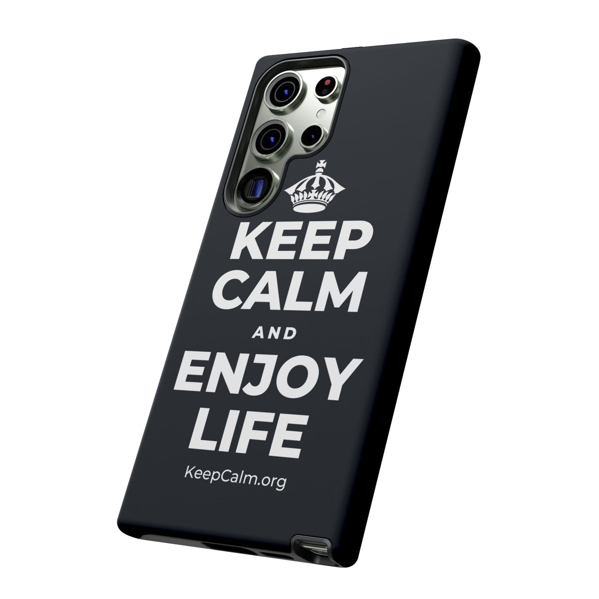 KEEP CALM AND ENJOY LIFE Phone Case (Dark)