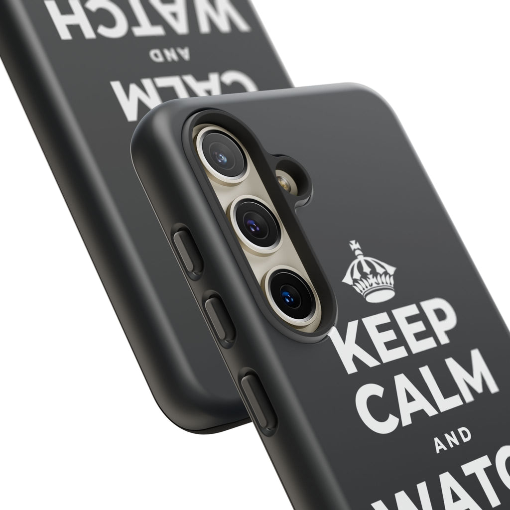 KEEP CALM AND WATCH THEM GROW Phone Case (Dark)