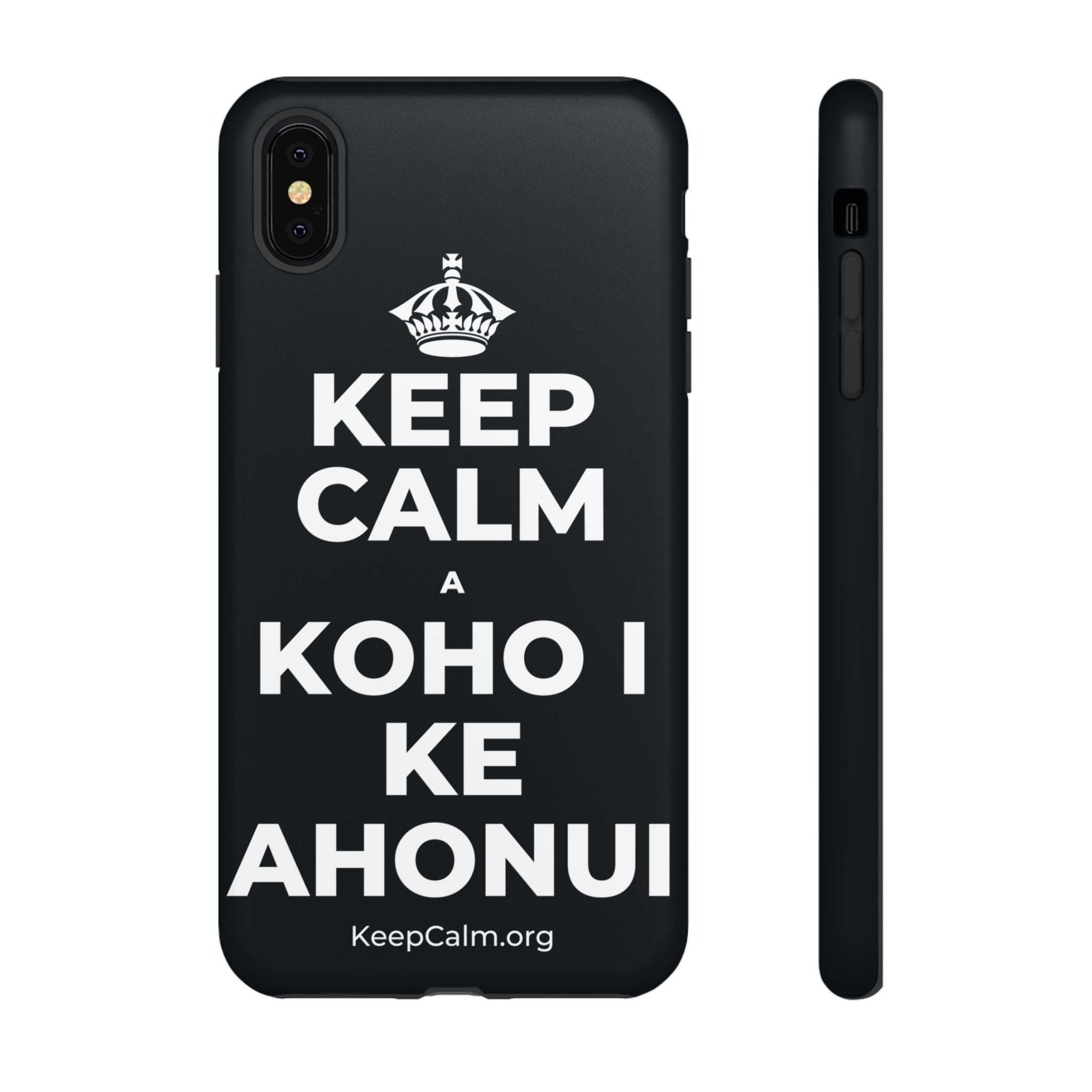 KEEP CALM A KOHO I KE AHONUI Phone Case (Dark)