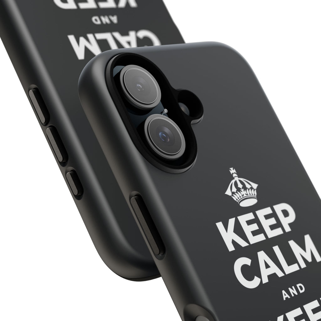 KEEP CALM AND KEEP DREAMING Phone Case (Dark)