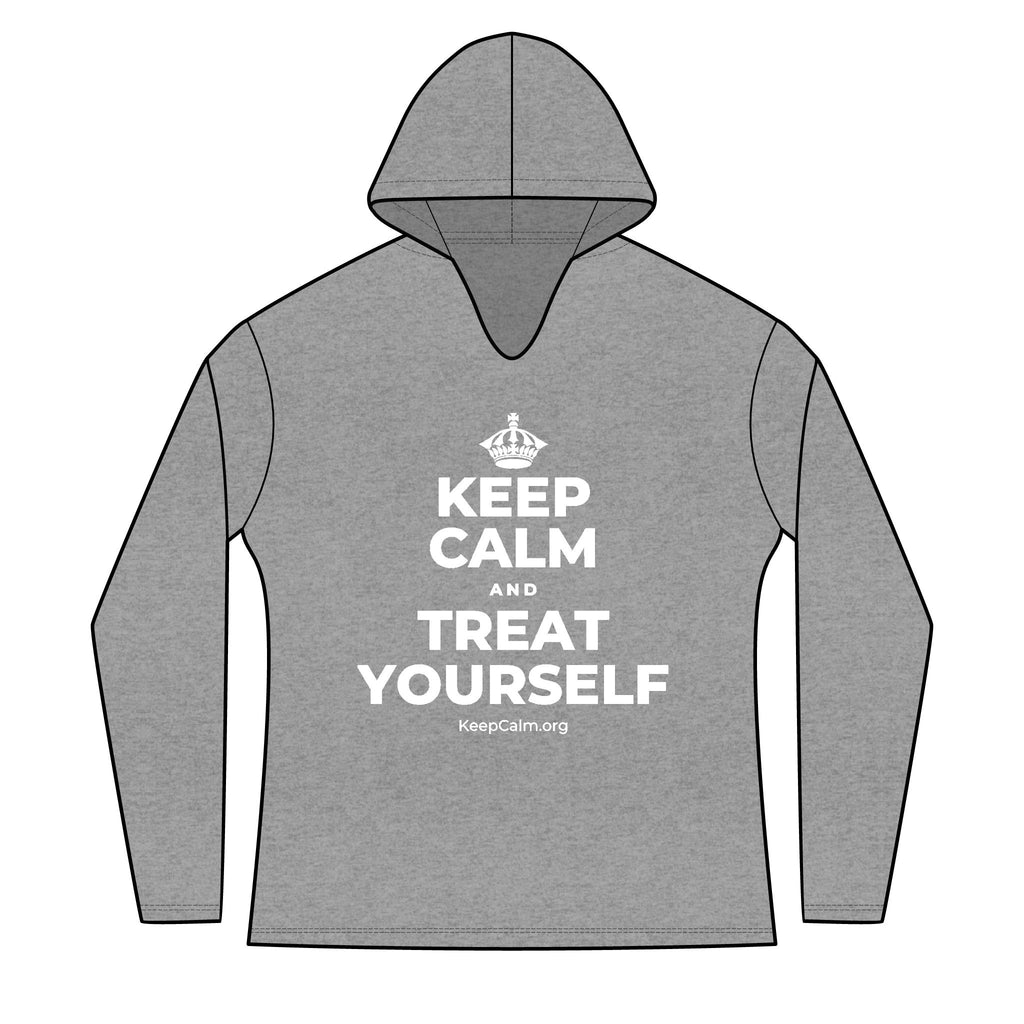 KEEP CALM AND TREAT YOURSELF Women's Long Sleeve Hoodie