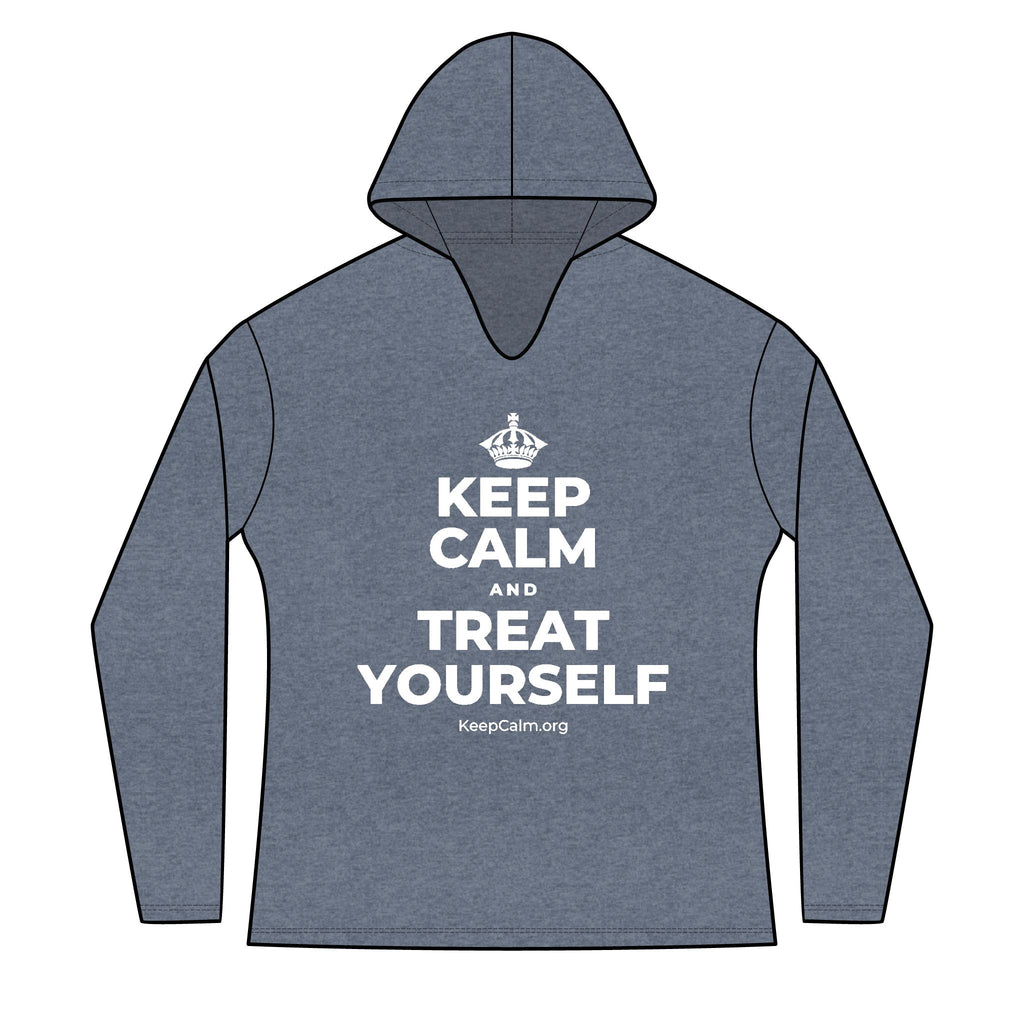 KEEP CALM AND TREAT YOURSELF Women's Long Sleeve Hoodie