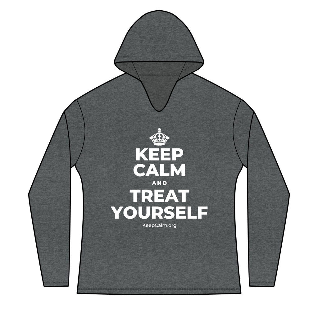 KEEP CALM AND TREAT YOURSELF Women's Long Sleeve Hoodie