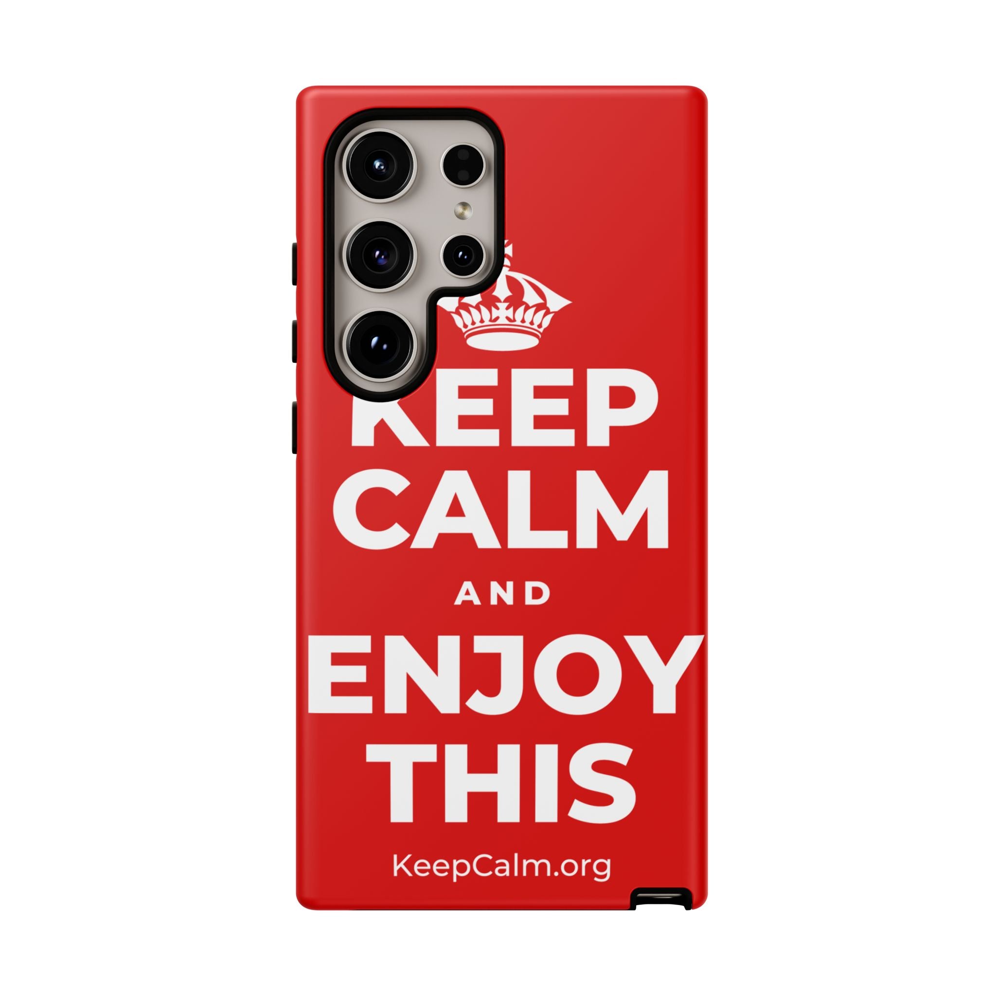 KEEP CALM AND ENJOY THIS Phone Case
