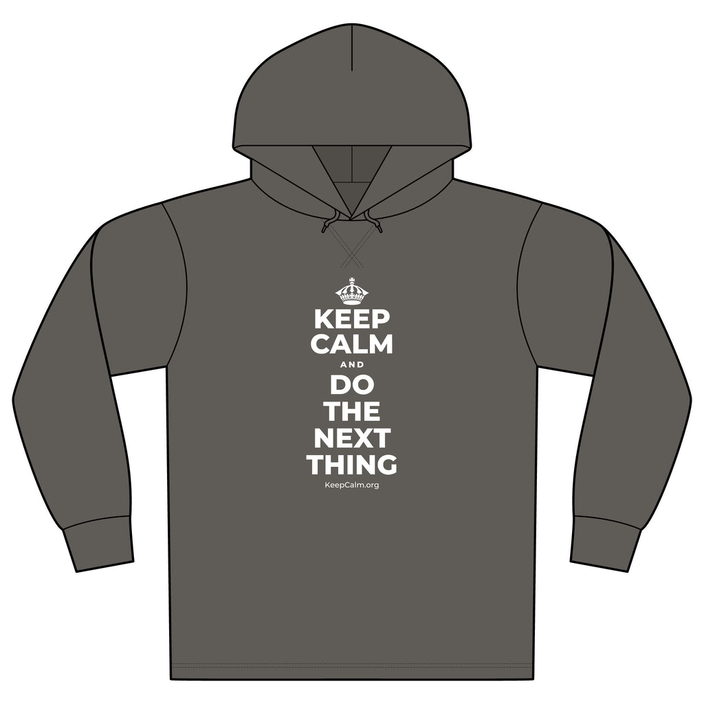 KEEP CALM AND DO THE NEXT THING Organic Hoodie Tee