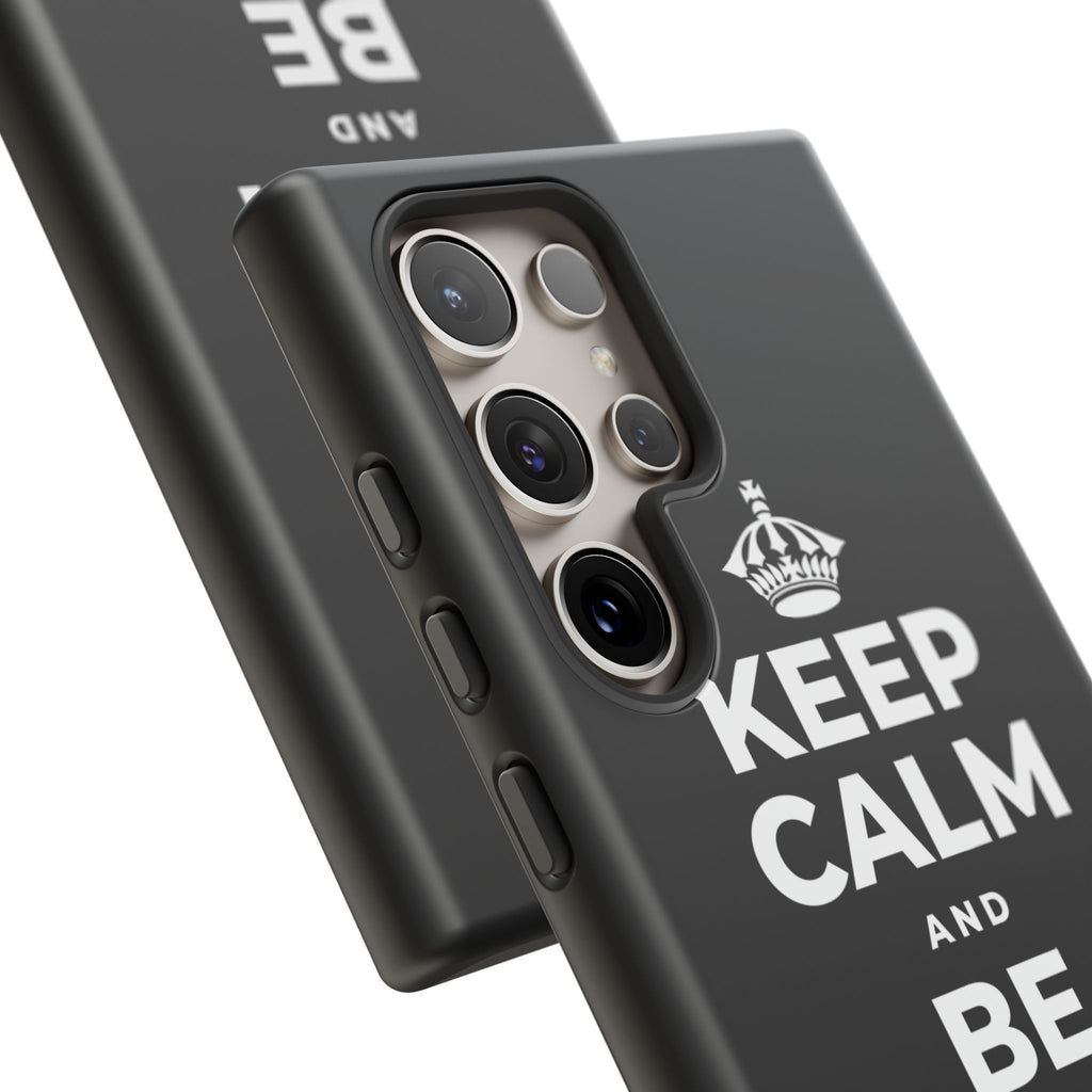 KEEP CALM AND BE STRONG LIKE A 🦕 Phone Case