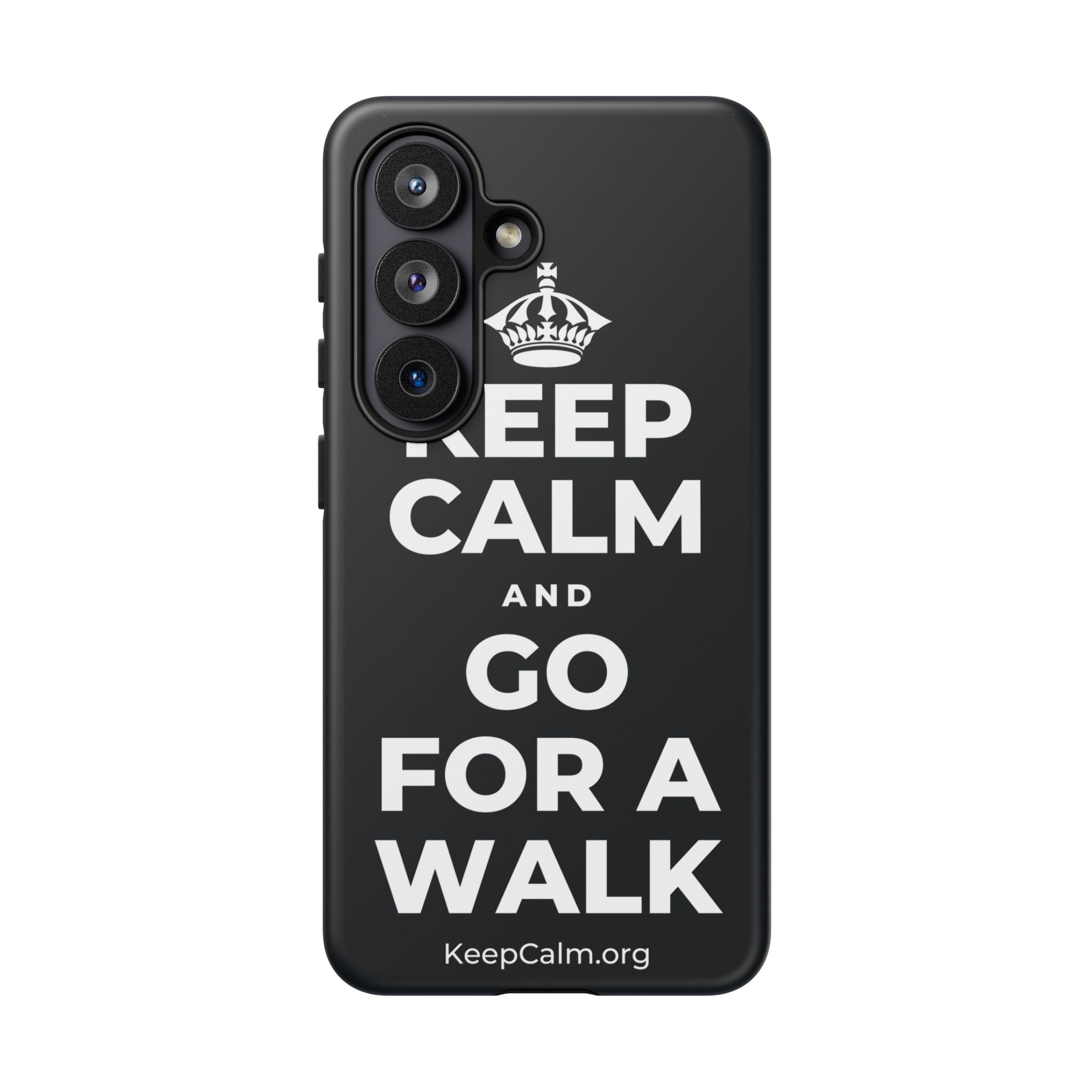 KEEP CALM AND GO FOR A WALK Phone Case (Dark)