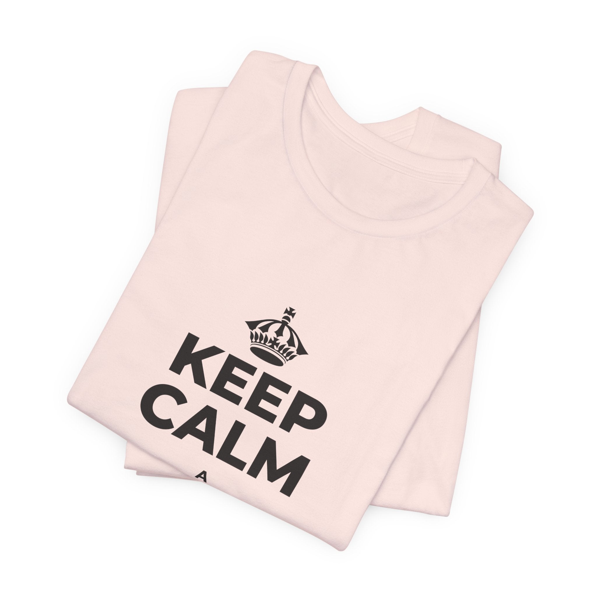 KEEP CALM A HOʻOKUʻU I KA LĀ T-Shirt (Soft Cream–Heather Mauve)