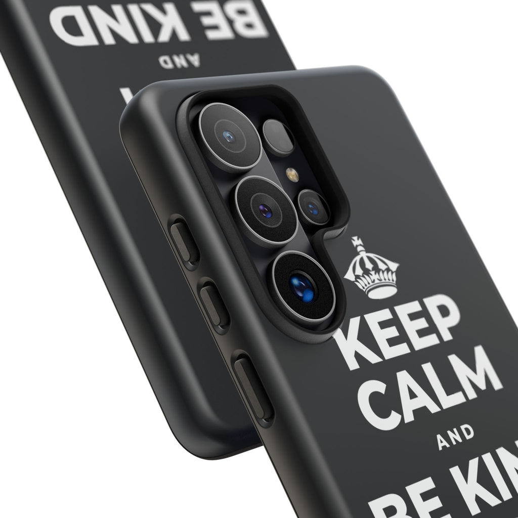 KEEP CALM AND BE KIND TO YOURSELF Phone Case (Dark)