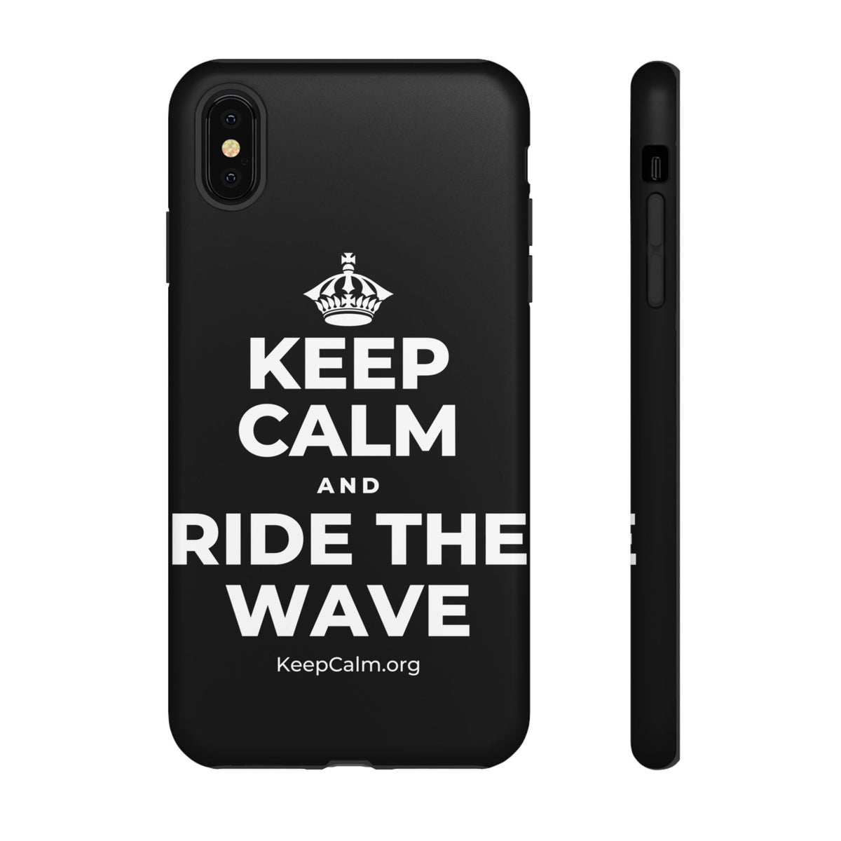 KEEP CALM AND RIDE THE WAVE Phone Case