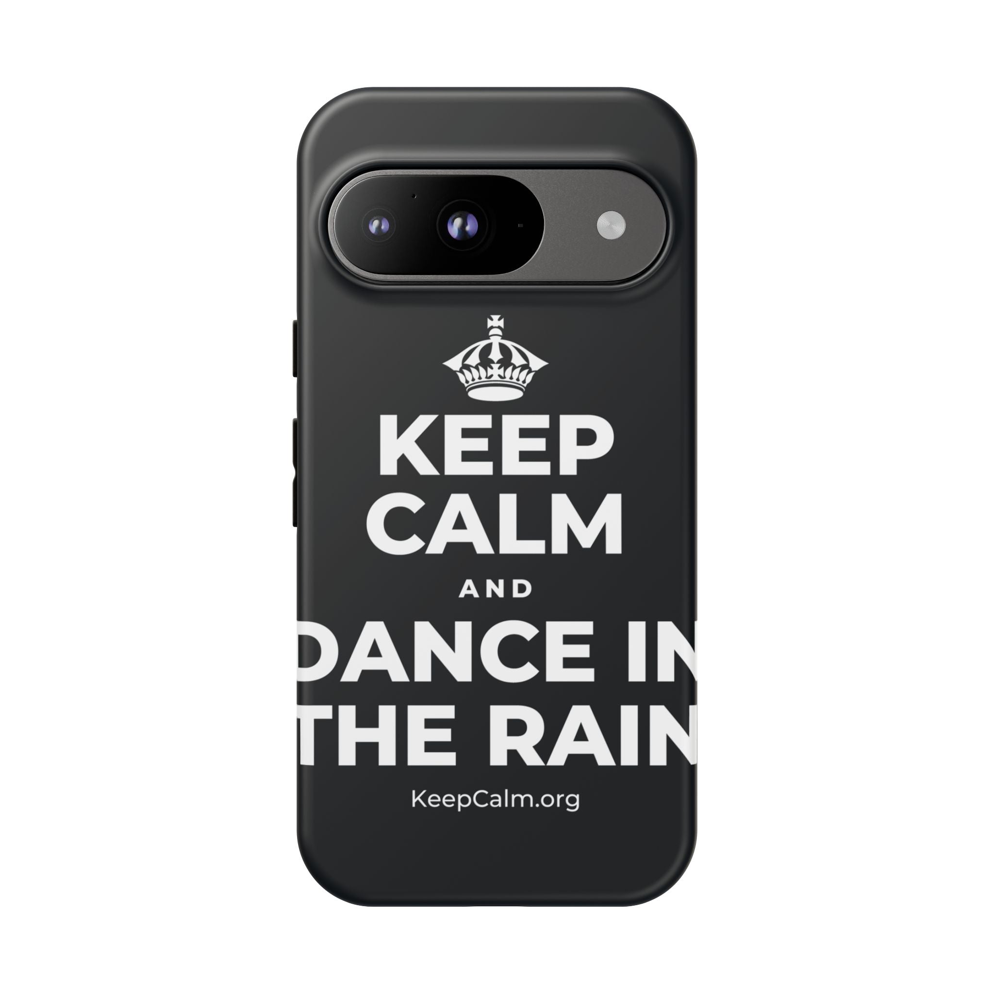 KEEP CALM AND DANCE IN THE RAIN Phone Case (Dark)
