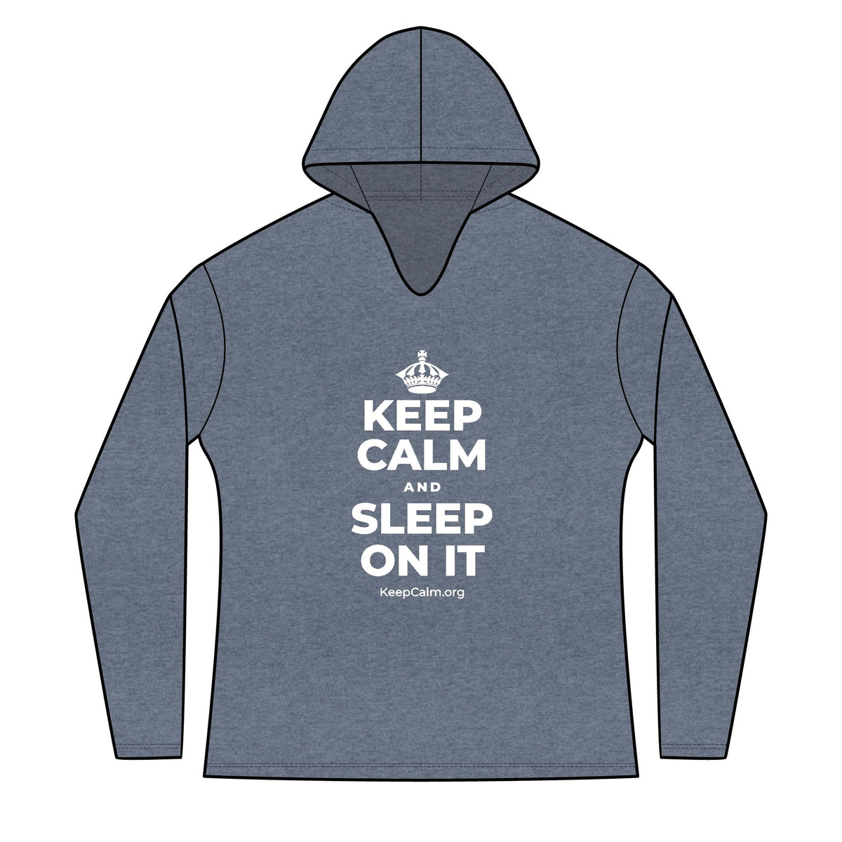 KEEP CALM AND SLEEP ON IT Women's Long Sleeve Hoodie