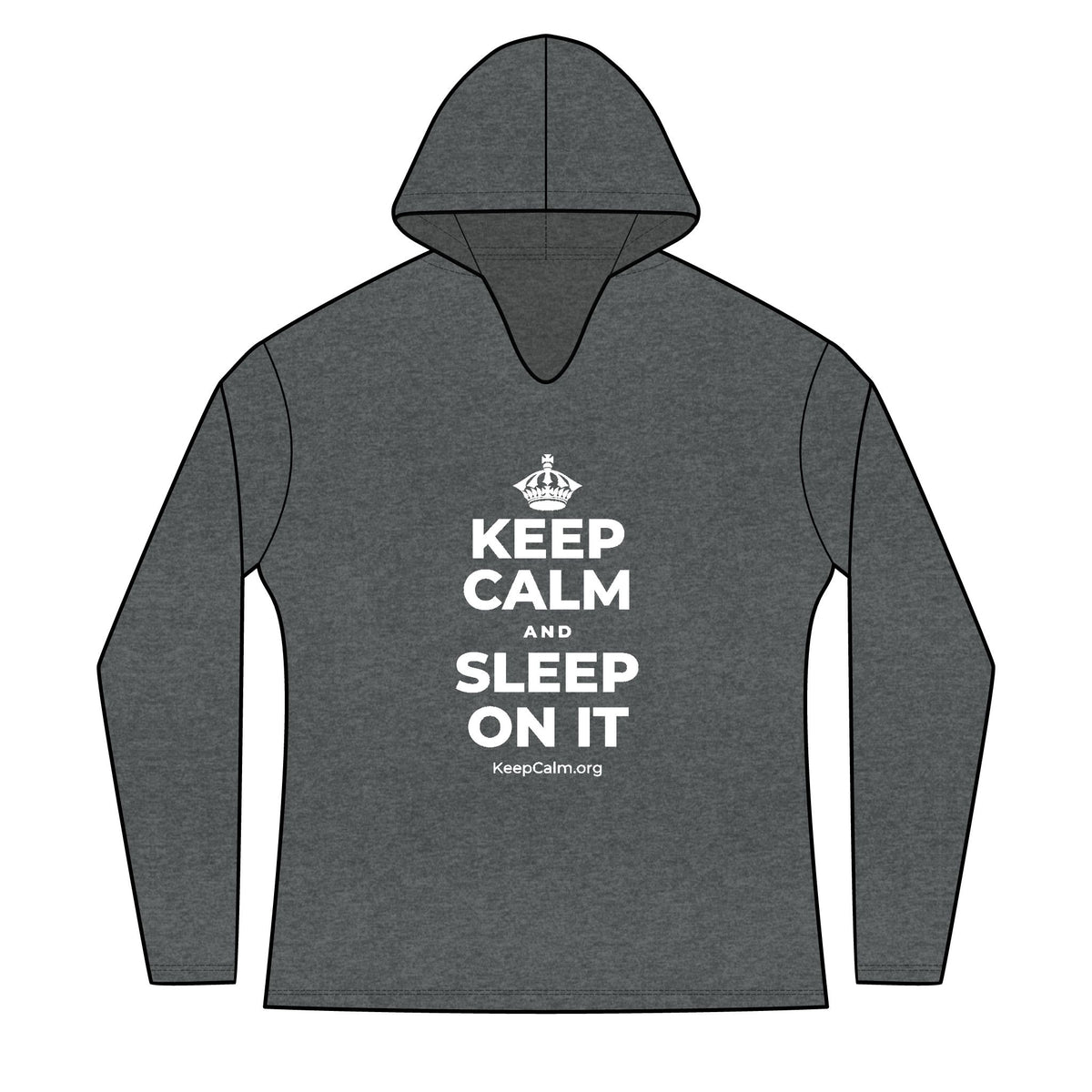 KEEP CALM AND SLEEP ON IT Women's Long Sleeve Hoodie