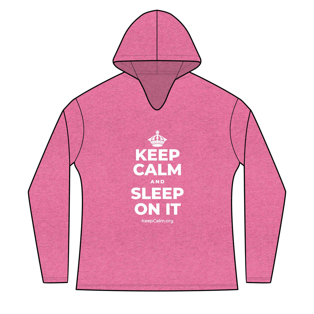 KEEP CALM AND SLEEP ON IT Women's Long Sleeve Hoodie
