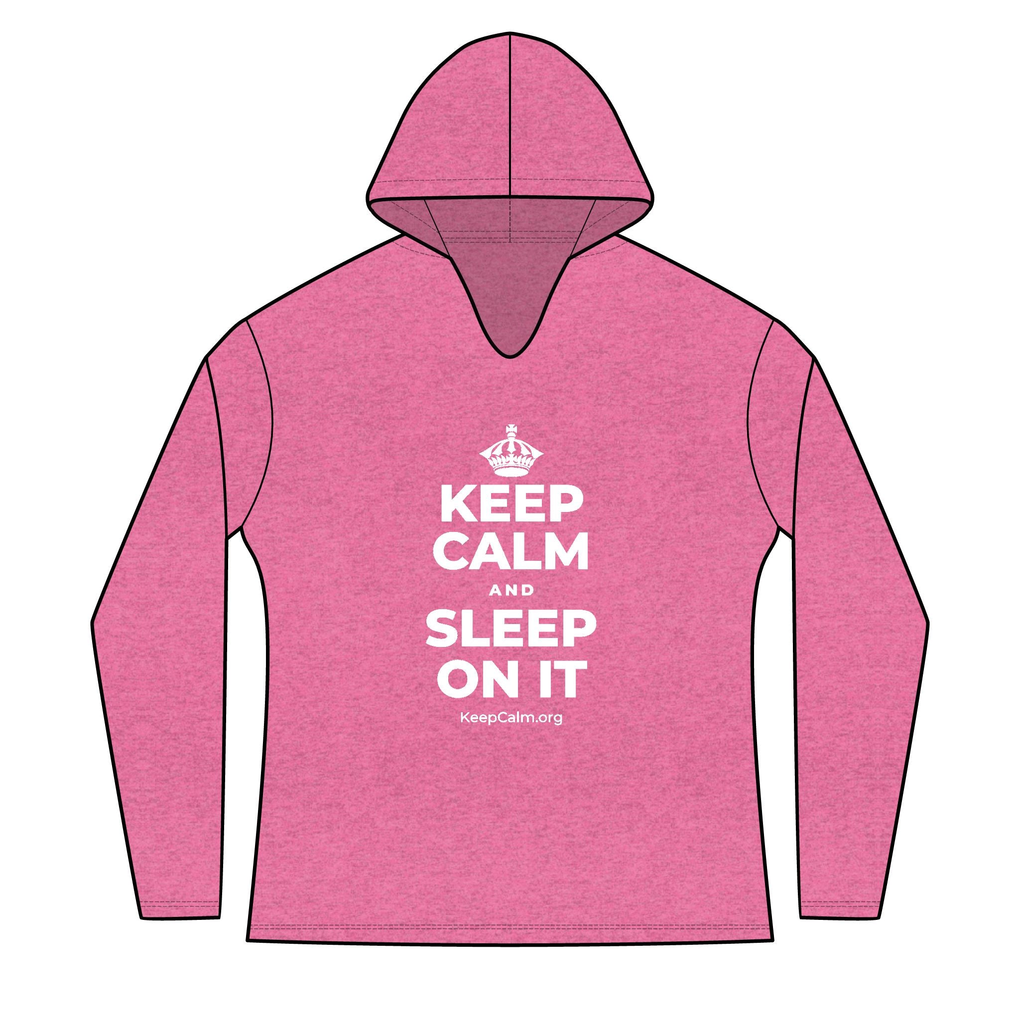 KEEP CALM AND SLEEP ON IT Women's Long Sleeve Hoodie