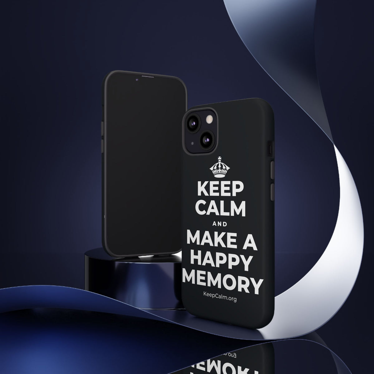 KEEP CALM AND MAKE A HAPPY MEMORY Phone Case (Dark)