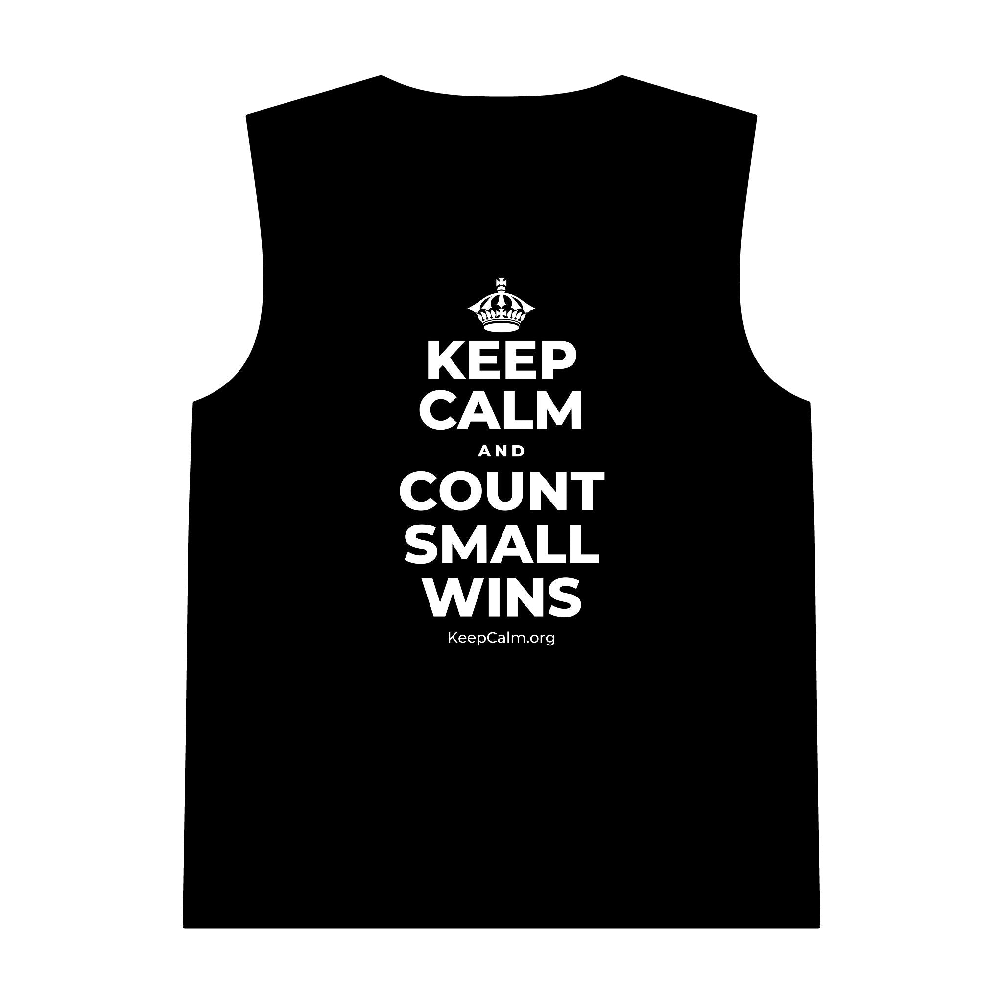 KEEP CALM AND COUNT SMALL WINS Tank Top