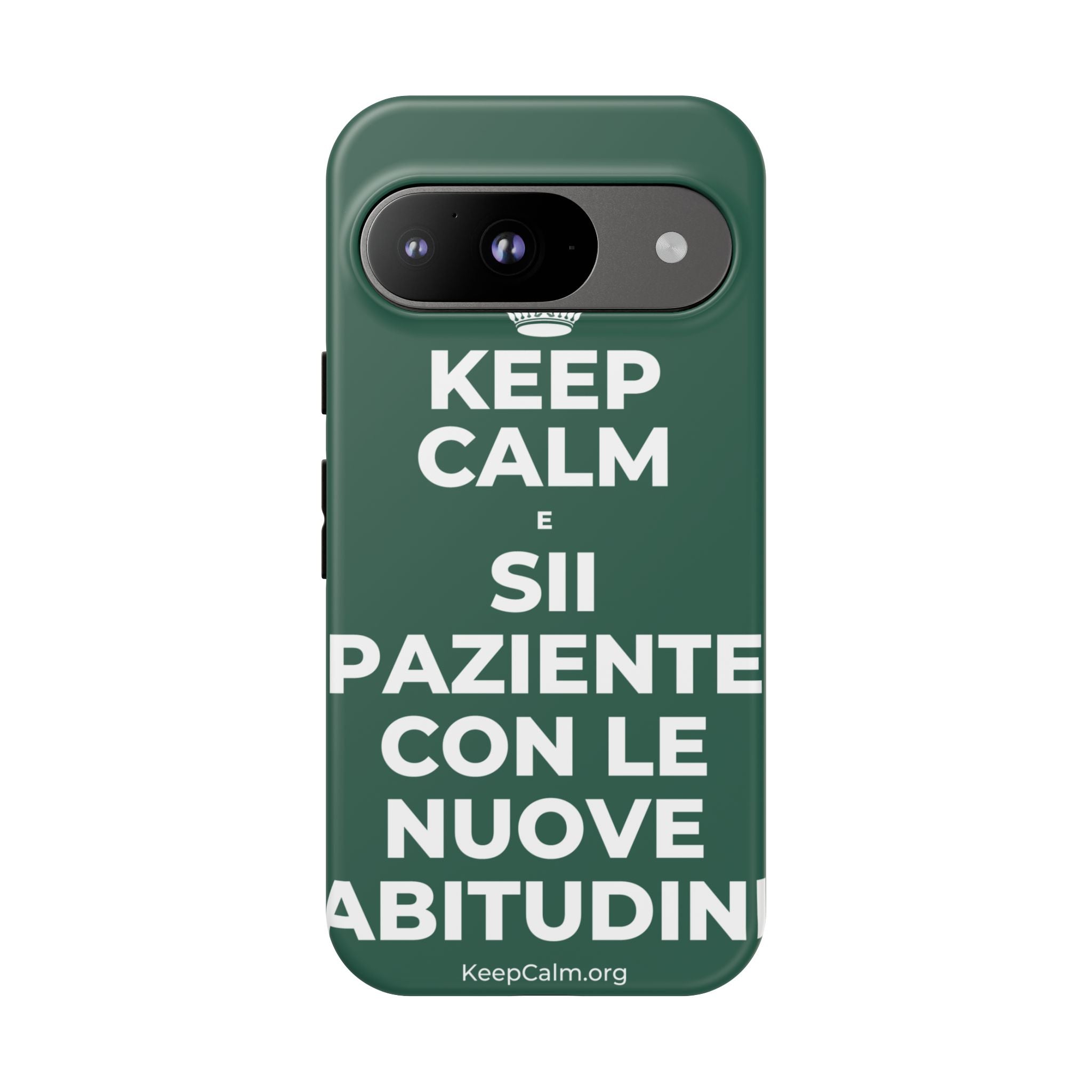 KEEP CALM E SII PAZIENTE CON LE NUOVE ABITUDINI Phone Case