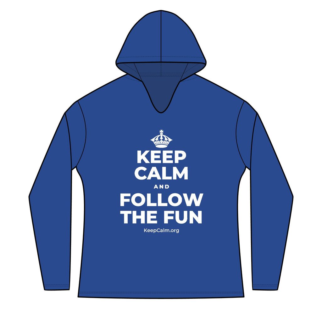 KEEP CALM AND FOLLOW THE FUN Women's Long Sleeve Hoodie