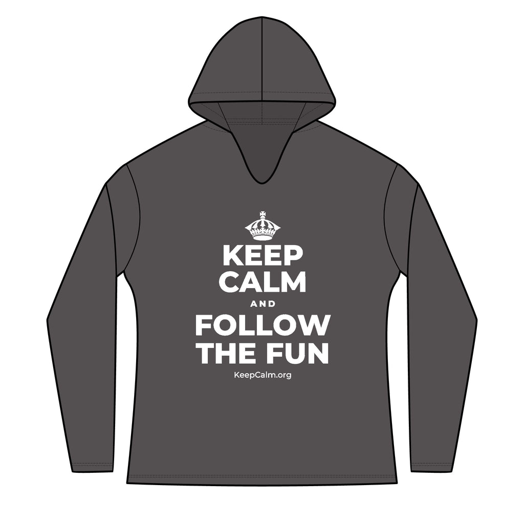 KEEP CALM AND FOLLOW THE FUN Women's Long Sleeve Hoodie