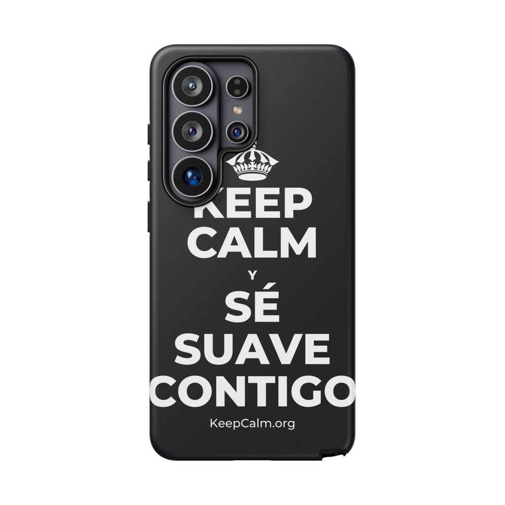 KEEP CALM Y SÉ SUAVE CONTIGO Phone Case (Dark)