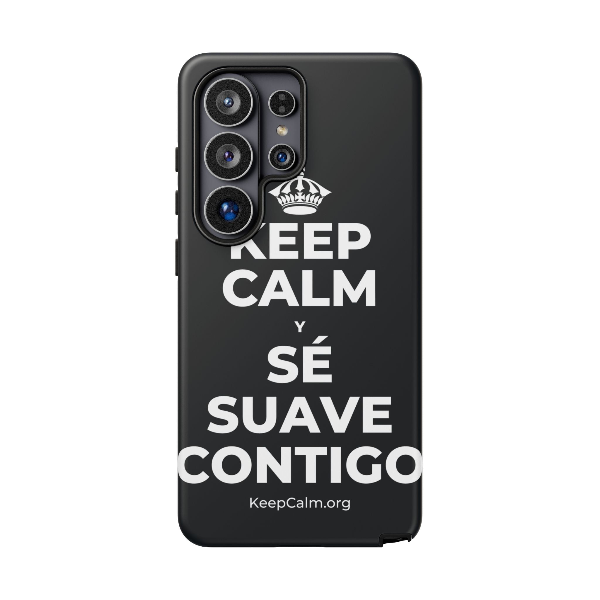 KEEP CALM Y SÉ SUAVE CONTIGO Phone Case (Dark)