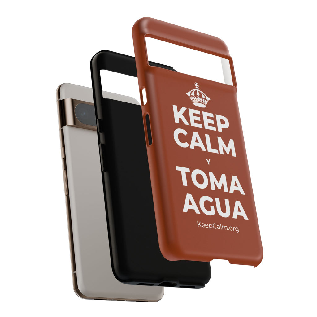 KEEP CALM Y TOMA AGUA Phone Case