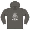 KEEP CALM AND GET THE PARTY STARTED Organic Hoodie Tee
