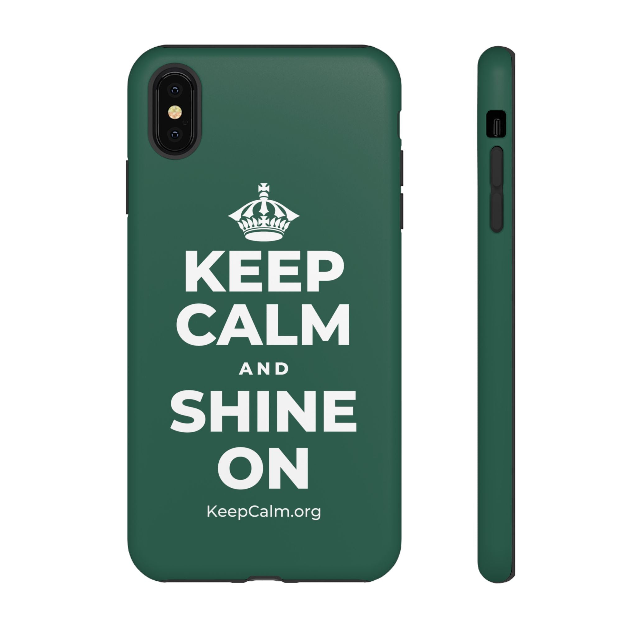 KEEP CALM AND SHINE ON Phone Case