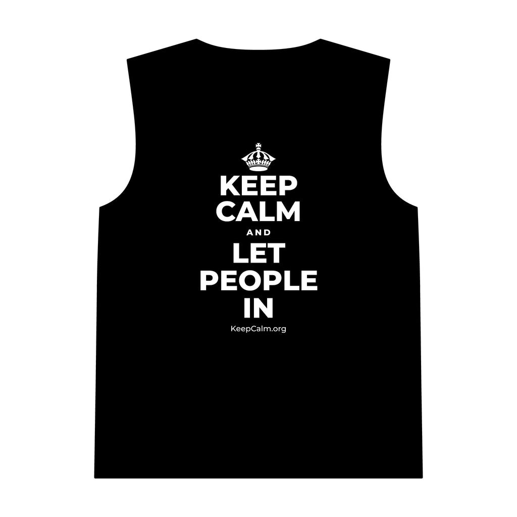 KEEP CALM AND LET PEOPLE IN Tank Top