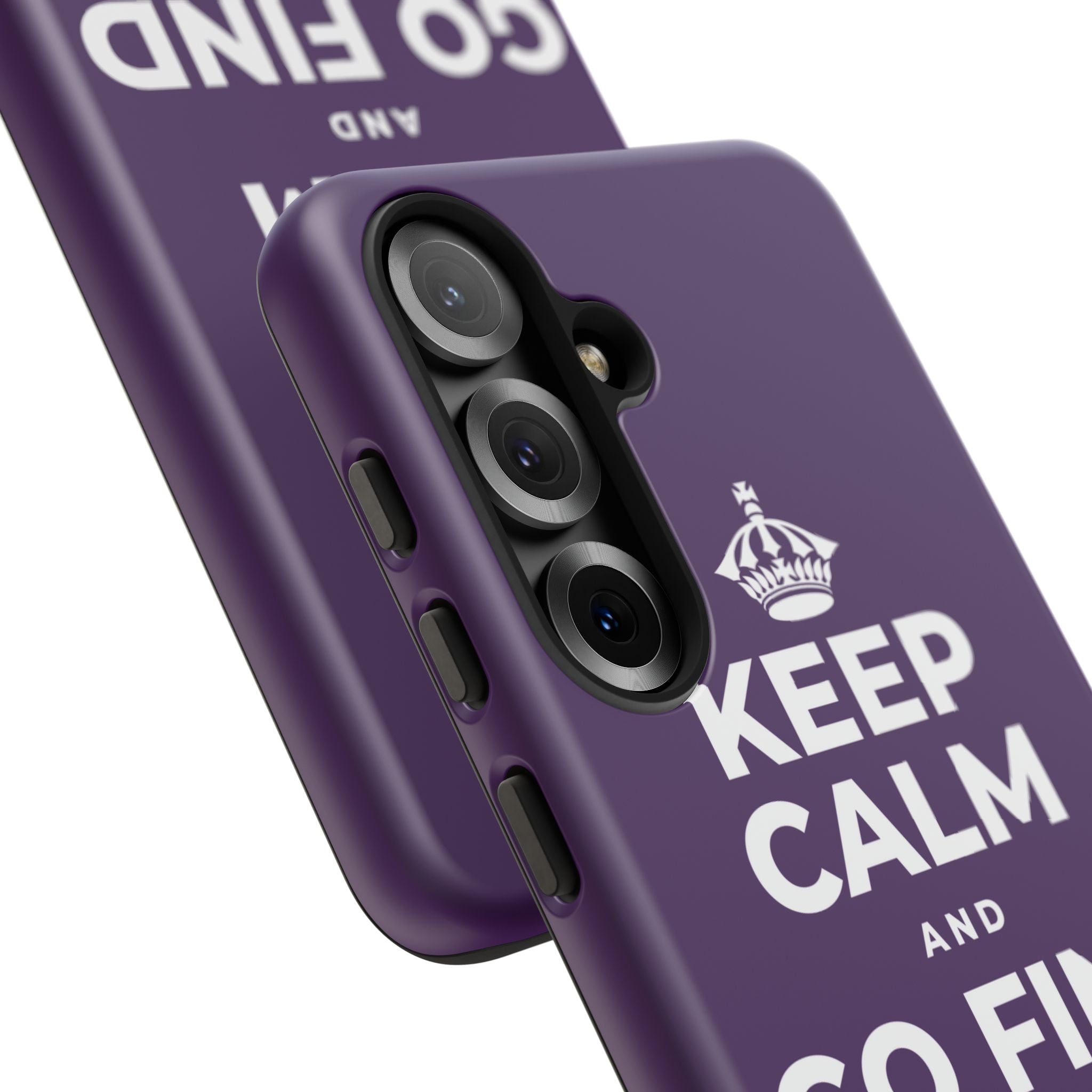 KEEP CALM AND GO FIND NEW SOUNDS Phone Case