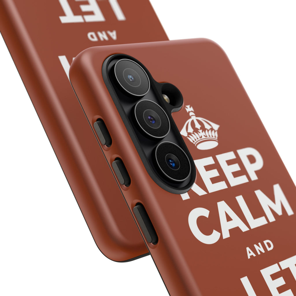KEEP CALM AND LET PEOPLE HELP Phone Case