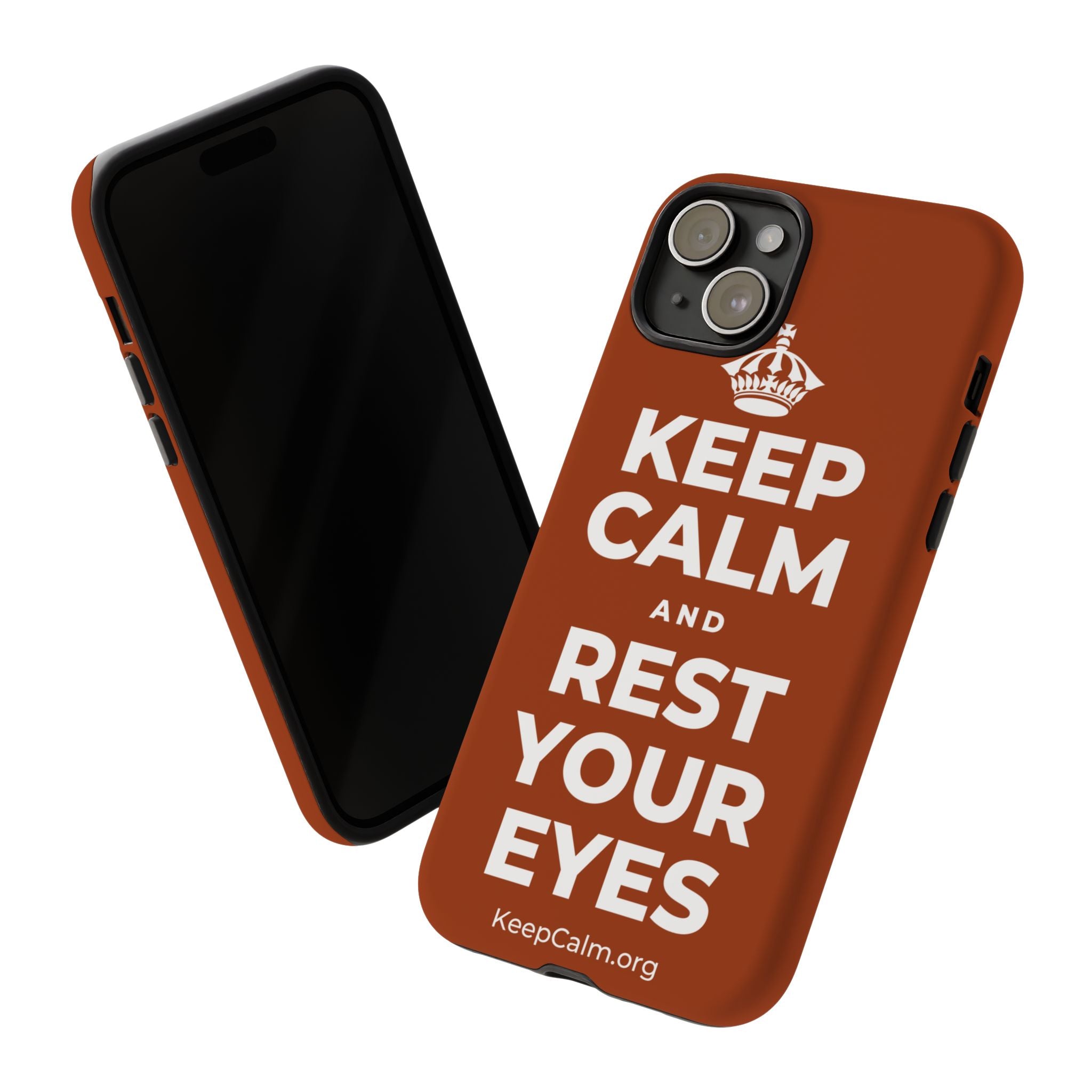 KEEP CALM AND REST YOUR EYES Phone Case