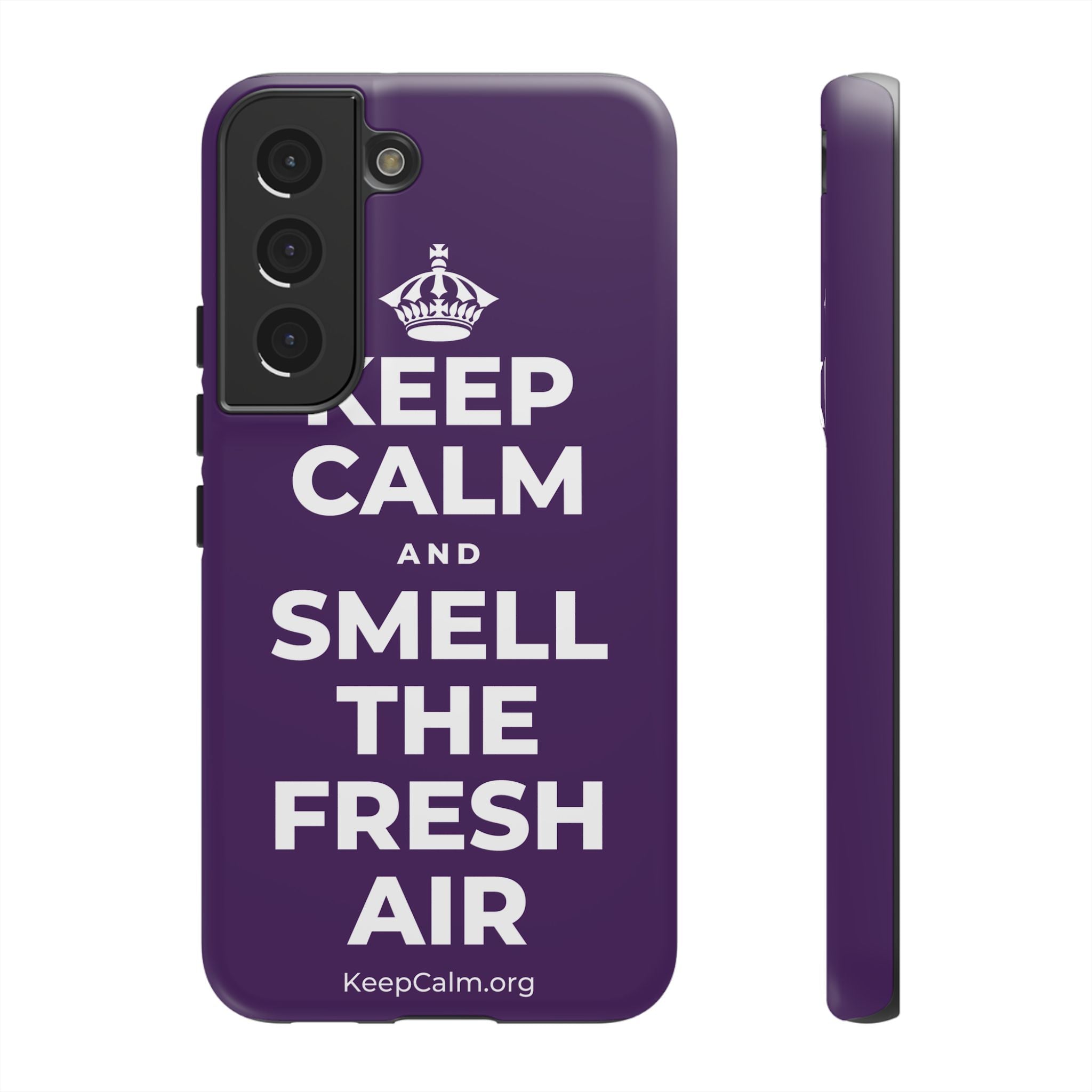KEEP CALM AND SMELL THE FRESH AIR Phone Case